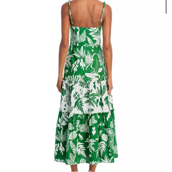 NWT FARM Rio “Forest Soul” Cotton Midi Dress Size: Medium - Picture 3 of 13